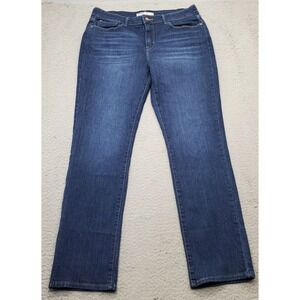 Levi's Straight Leg Jeans Women 31/30 Blue Denim Cotton Mid-Rise 5-Pocket Design